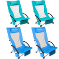 High Back Folding Beach Chair 2 Packs W308908