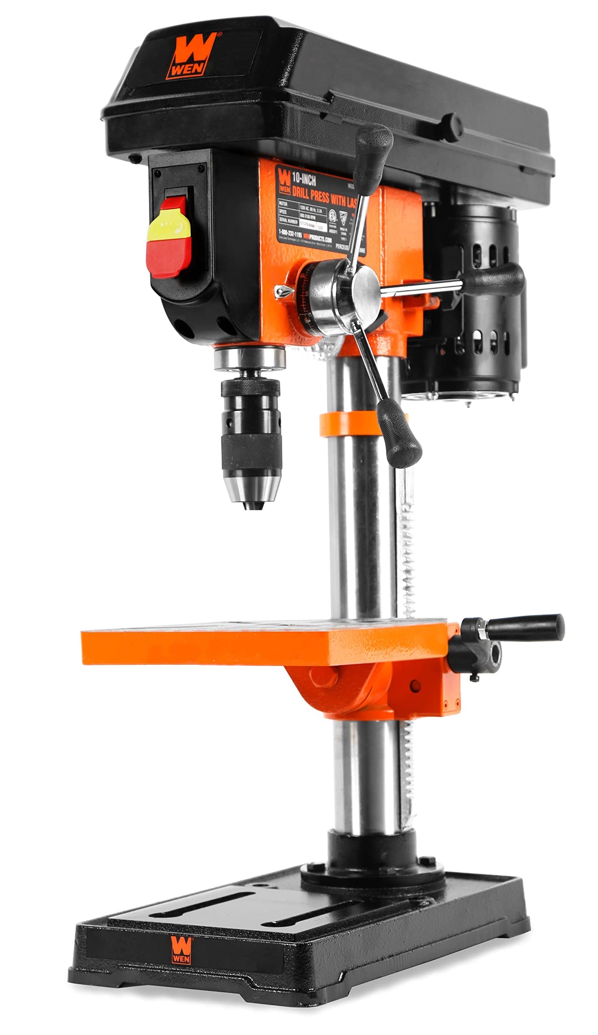 10-Inch 5-Speed Cast Iron Benchtop Drill Press E710459