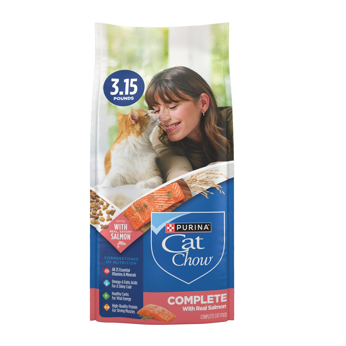 Salmon High Protein Dry Cat Food X3990