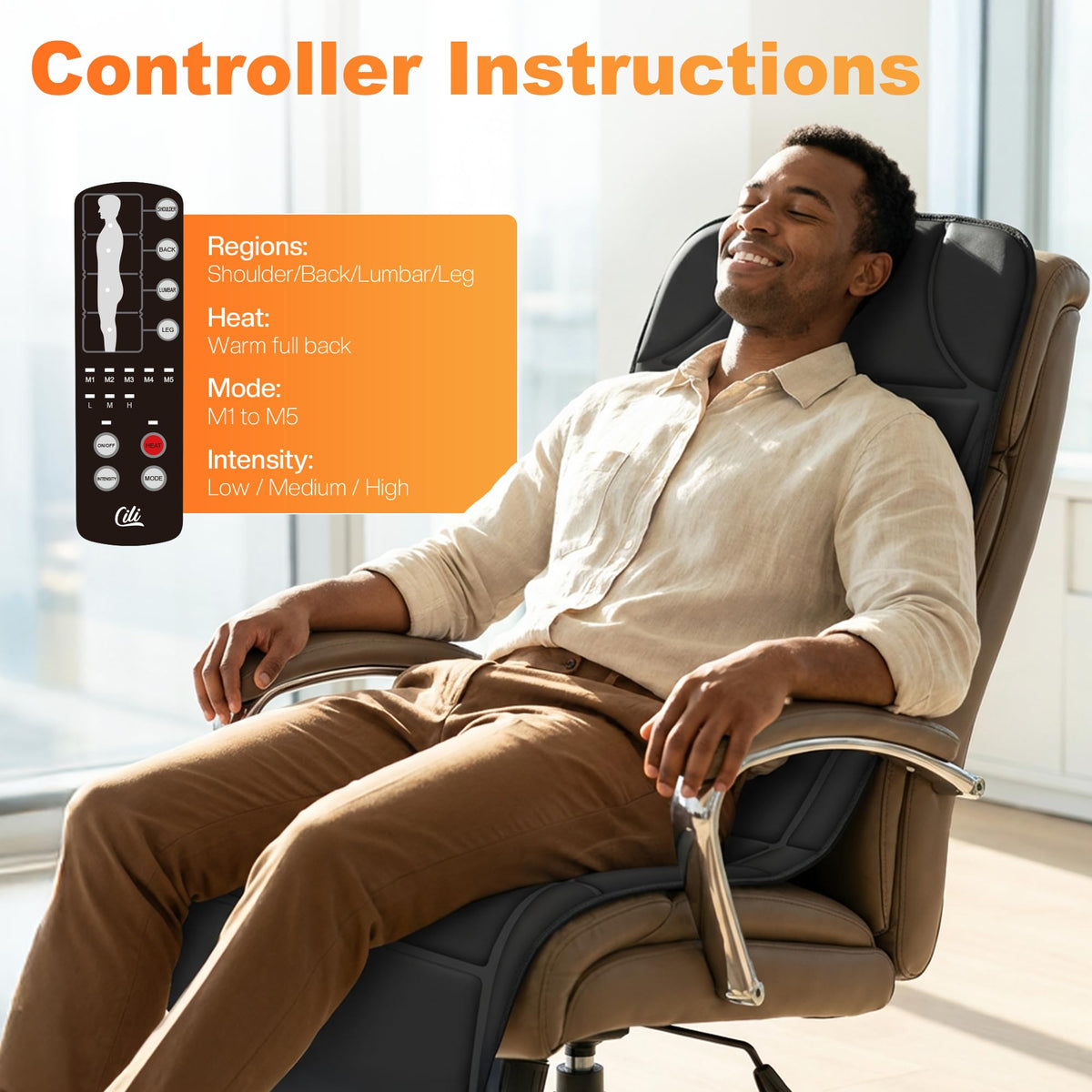 Full Body Massage Mat with Heat J734798
