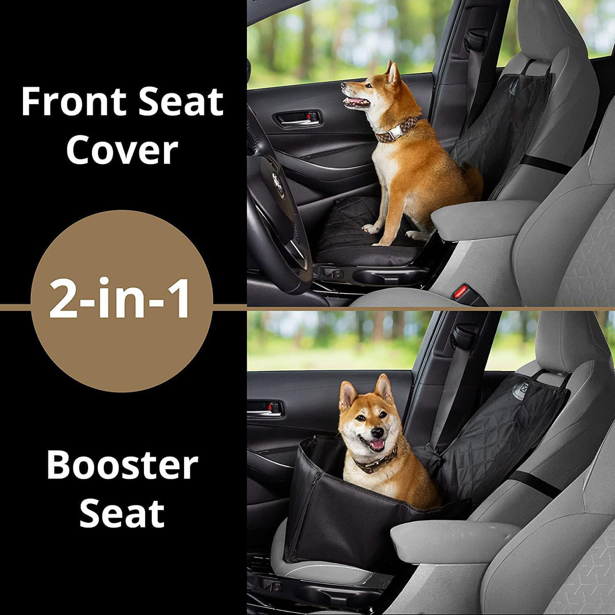 Waterproof 2-in-1 Pet Booster Seat Dog Car Seat Protector L23506