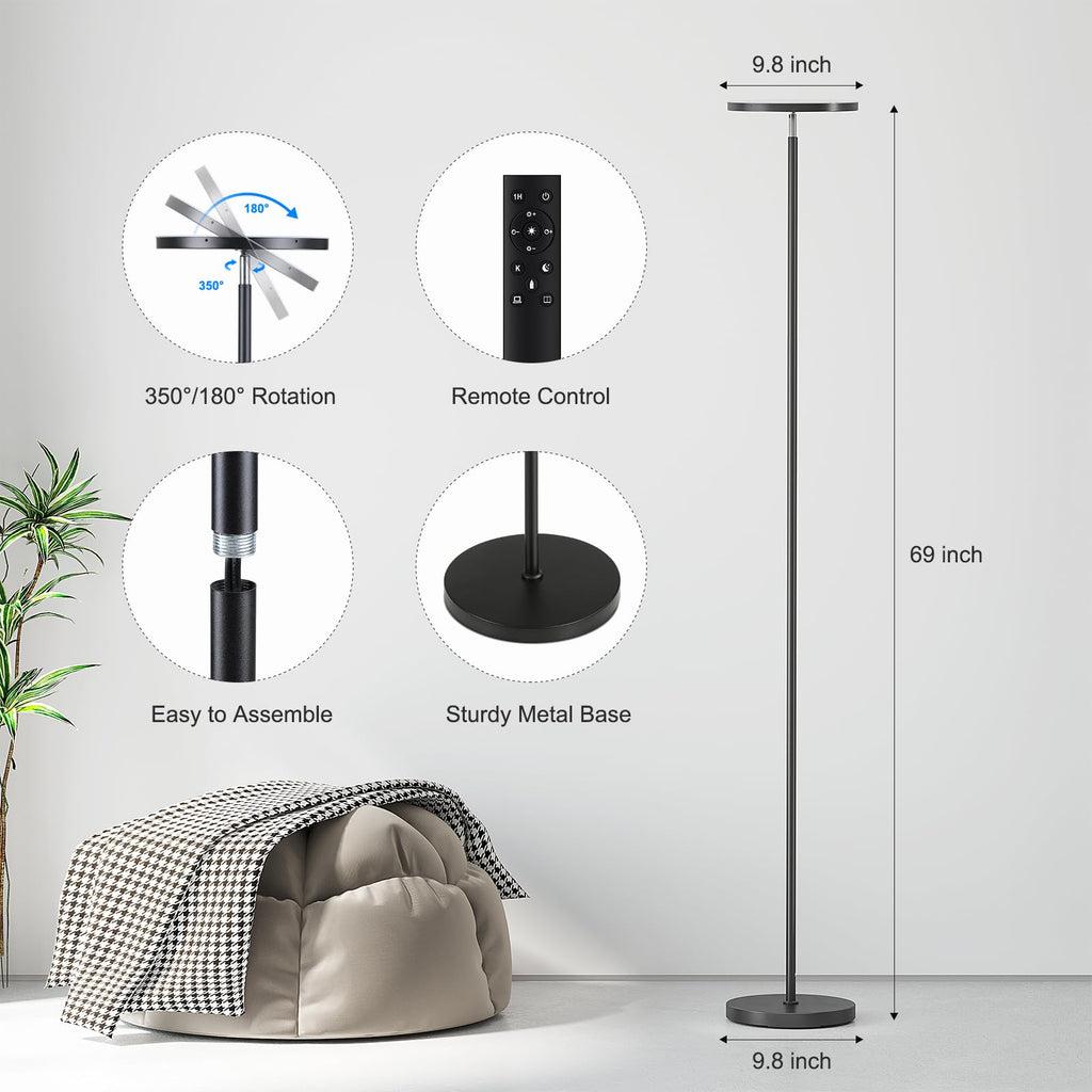 Floor Lamps with Remote Control F260608