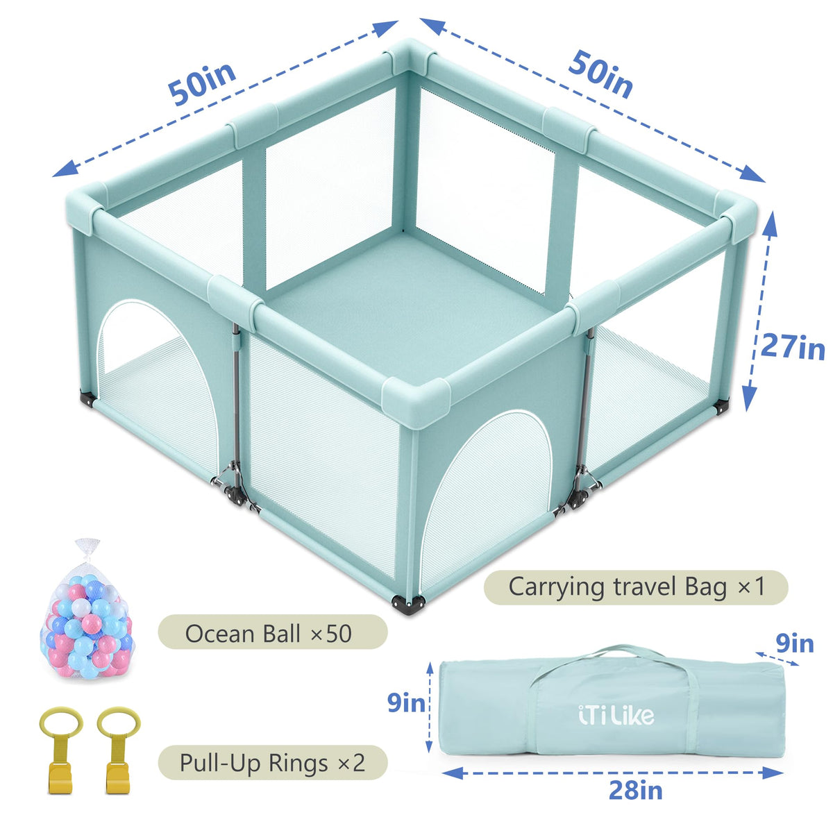 Foldable Baby Playpen L30909