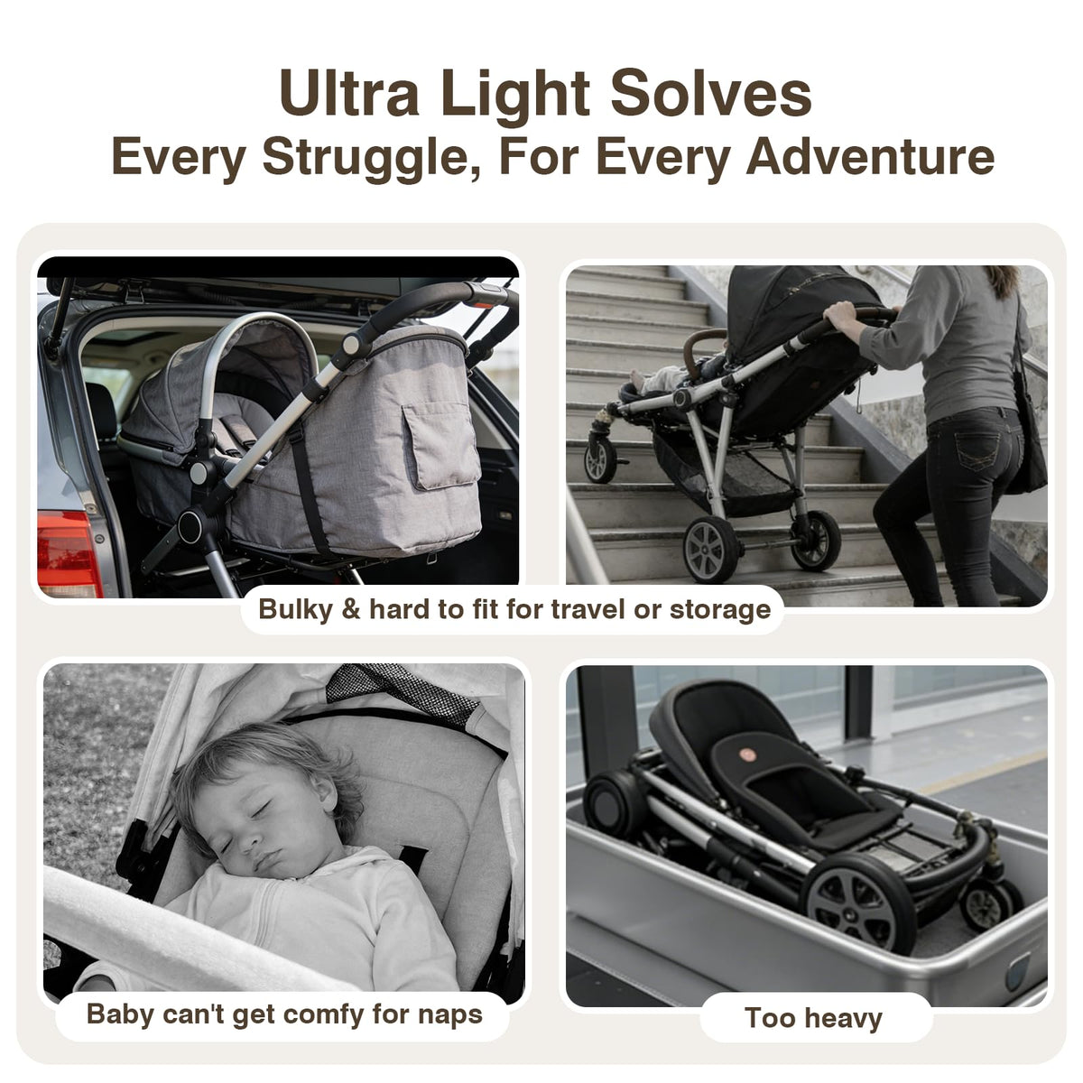 Lightweight Travel Stroller K38741