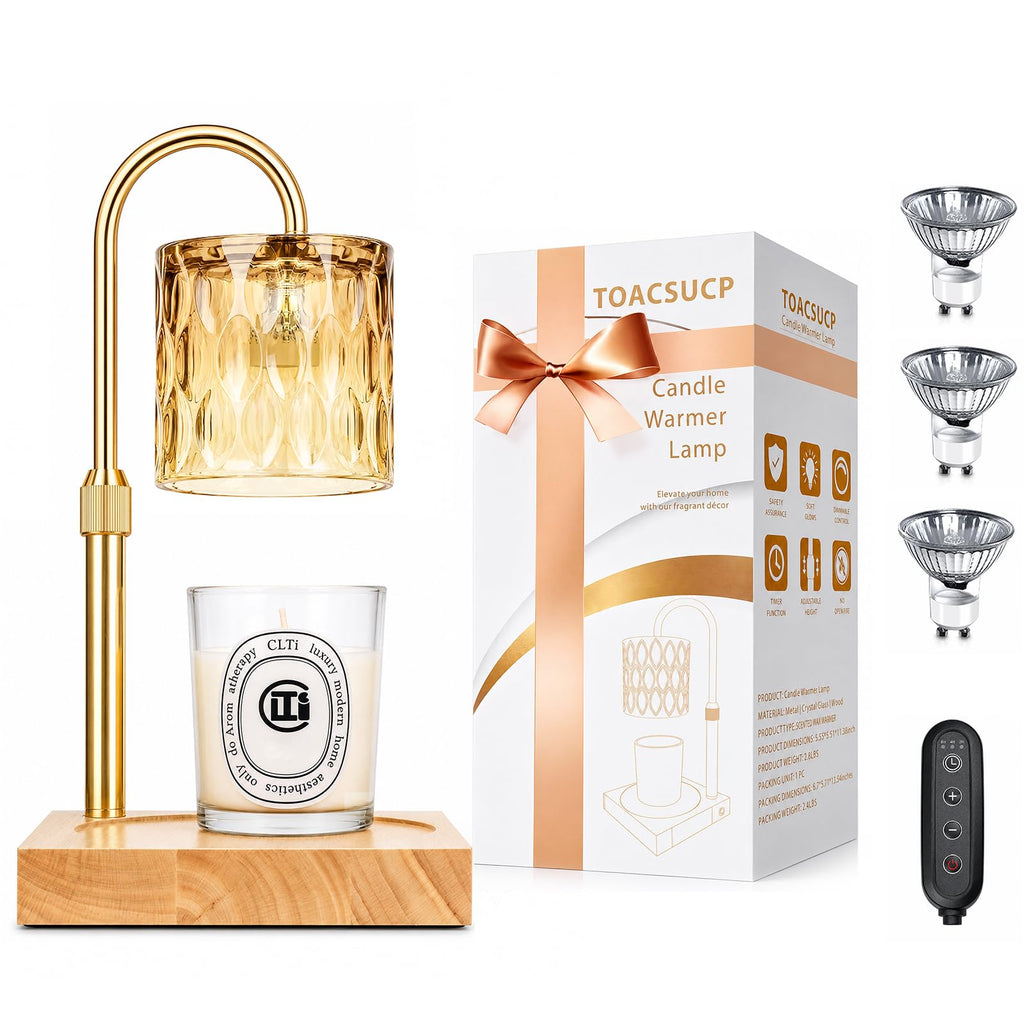 Adjustable Dimmable Candle Warmer Lamp with Timer E471668
