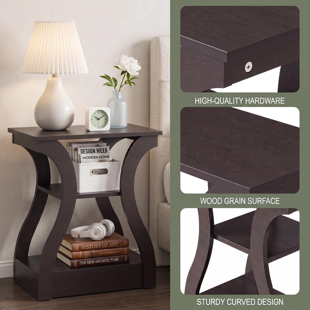 Brown End Tables Set of 2 P301040