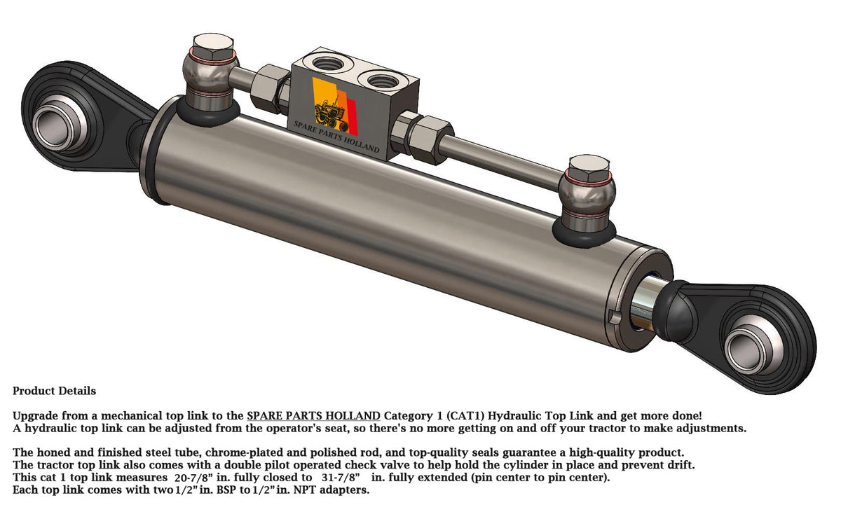 Hydraulic Top Link Cat 1-1 with Locking Block N86267