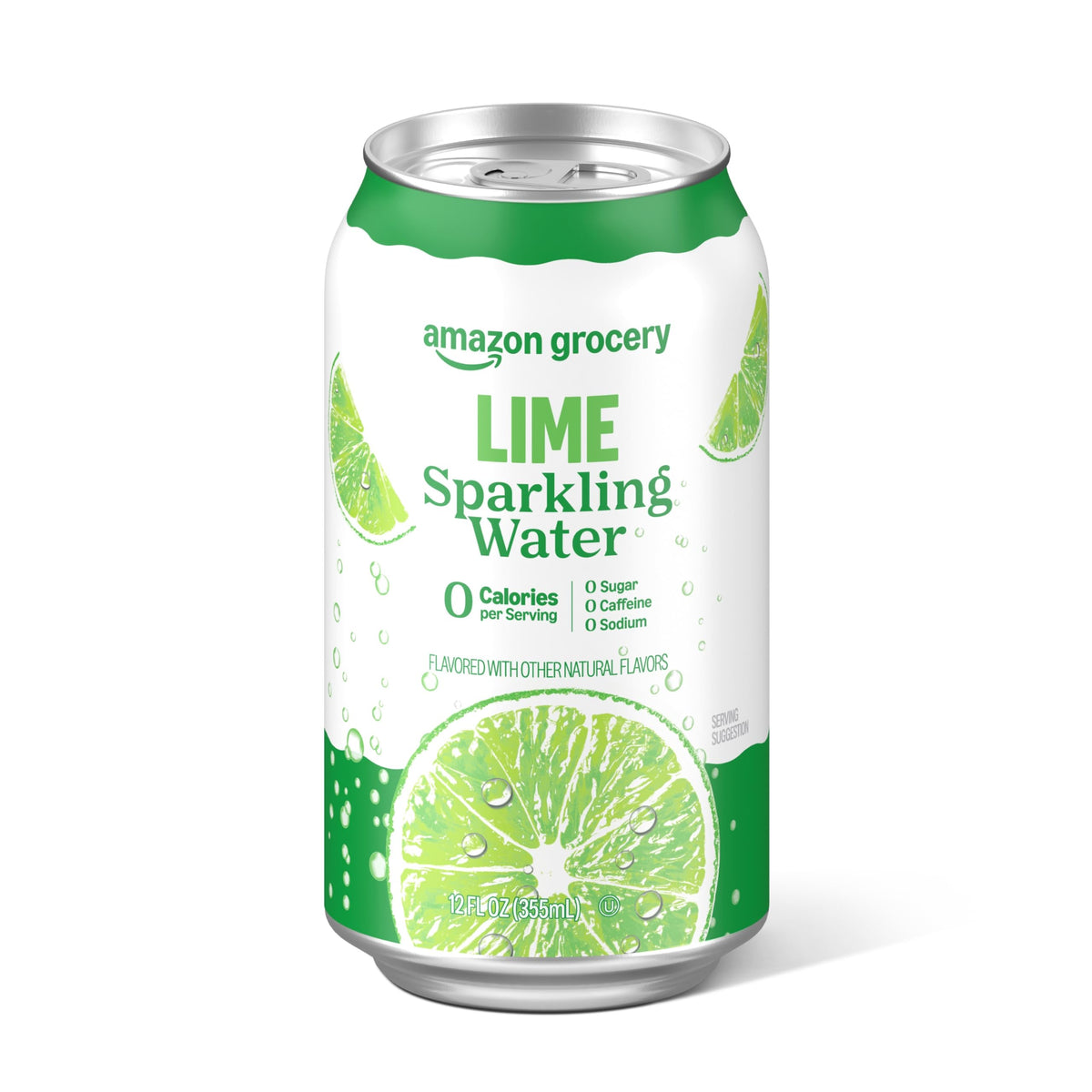 Sparkling Water Lime 12 Fl Oz 12 Cans R8135