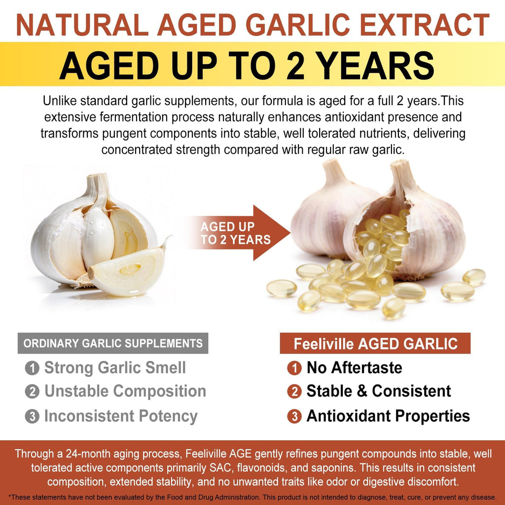 Aged Garlic Extract Capsules 15:1 Concentrated Formula 2 Pack Z8965