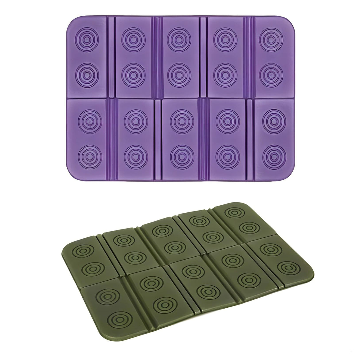 2 Pcs Waterproof Folding Foam Mats L52330
