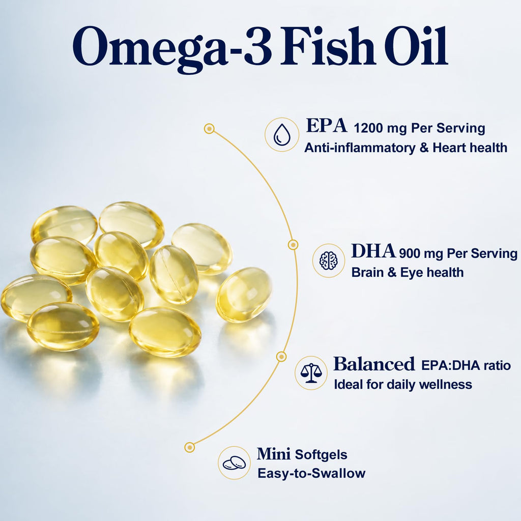 Omega-3 Fish Oil 4200mg Mini Softgels R651905