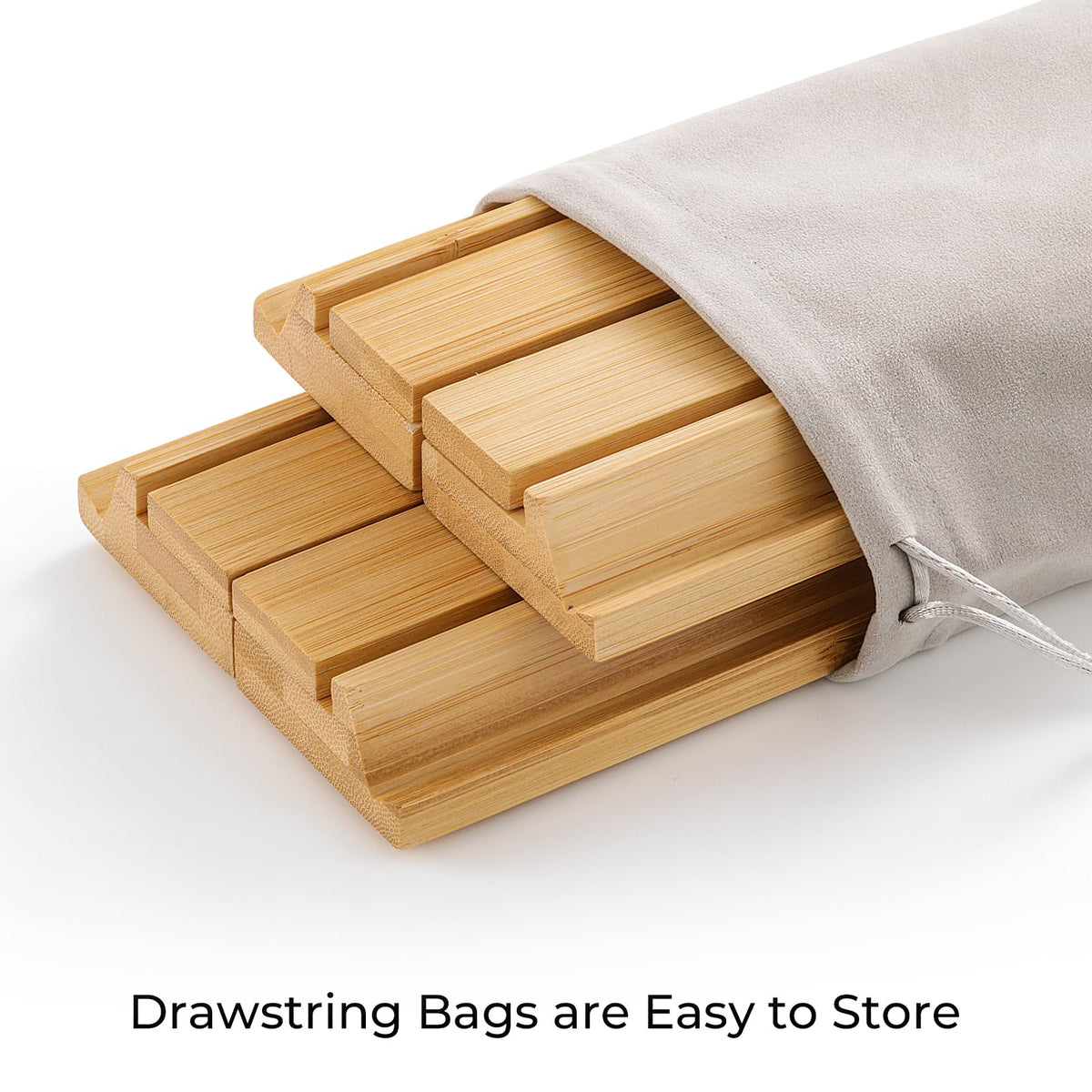 Bamboo Mahjong Racks with Magnetic Pushers D929