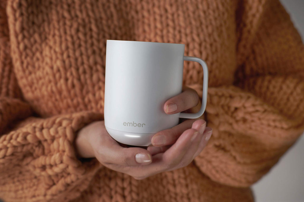 White 10 Ounce Temperature Control Smart Mug W325