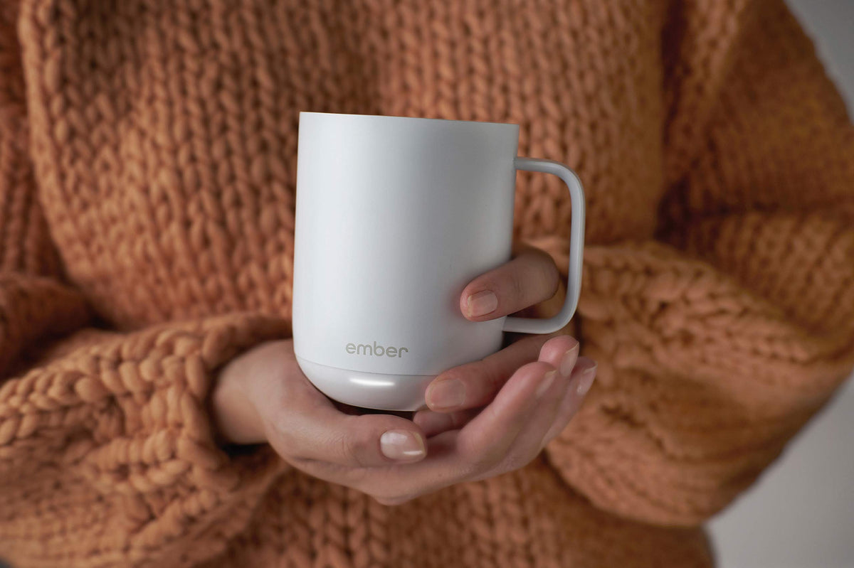 White 10 Ounce Temperature Control Smart Mug W325