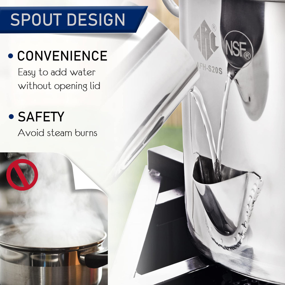 20QT Stainless Steel Tamale Steamer Pot R7046