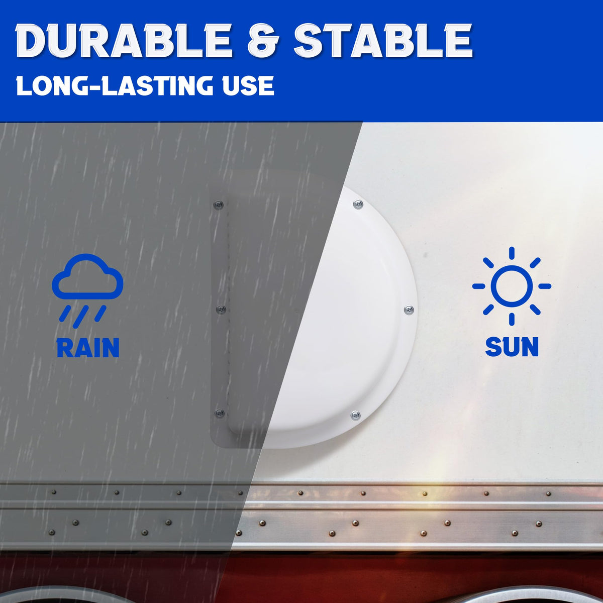RV Vent Covers with Mounting Hardware O1373
