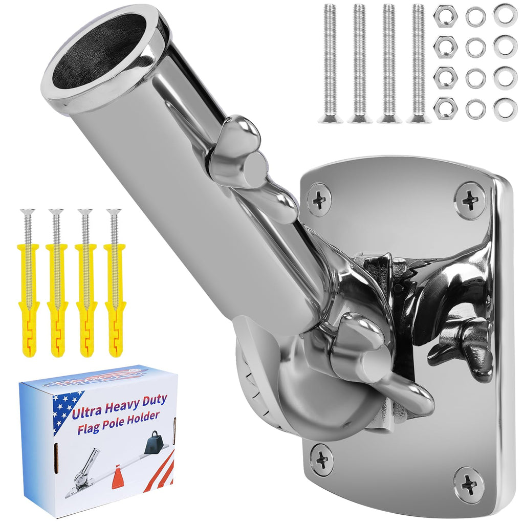 316 Stainless Steel Adjustable Flag Pole Holder I692