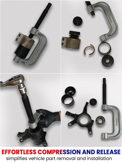 10 pcs Ball Joint Press & U Joint Removal Tool Kit with 4 * 4 Adapters F56543