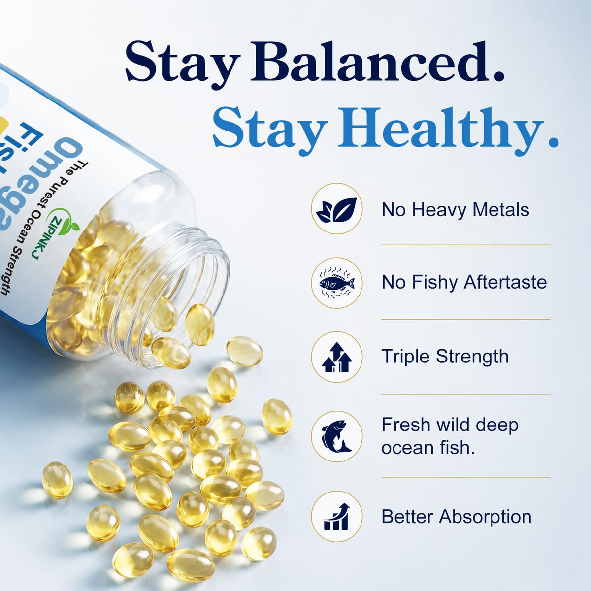 Omega-3 Fish Oil 4200mg Mini Softgels R651905