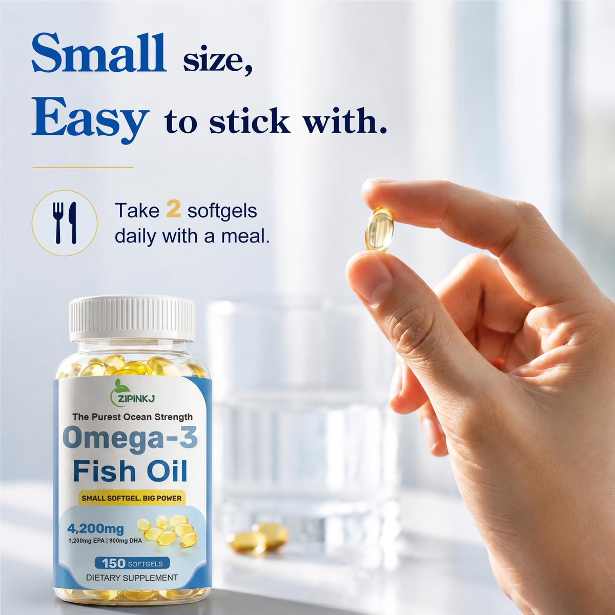 Omega-3 Fish Oil 4200mg Mini Softgels R651905