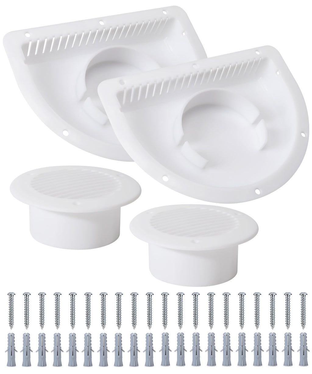 RV Vent Covers with Mounting Hardware O1373