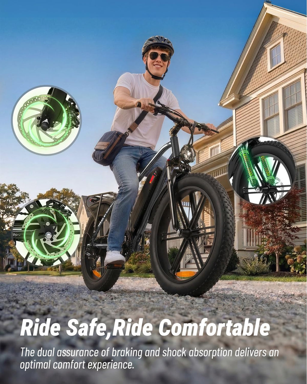 1000W Peak Electric Mountain Bike 48V 13Ah U453815