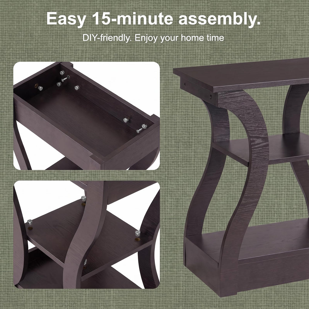 Brown End Tables Set of 2 P301040