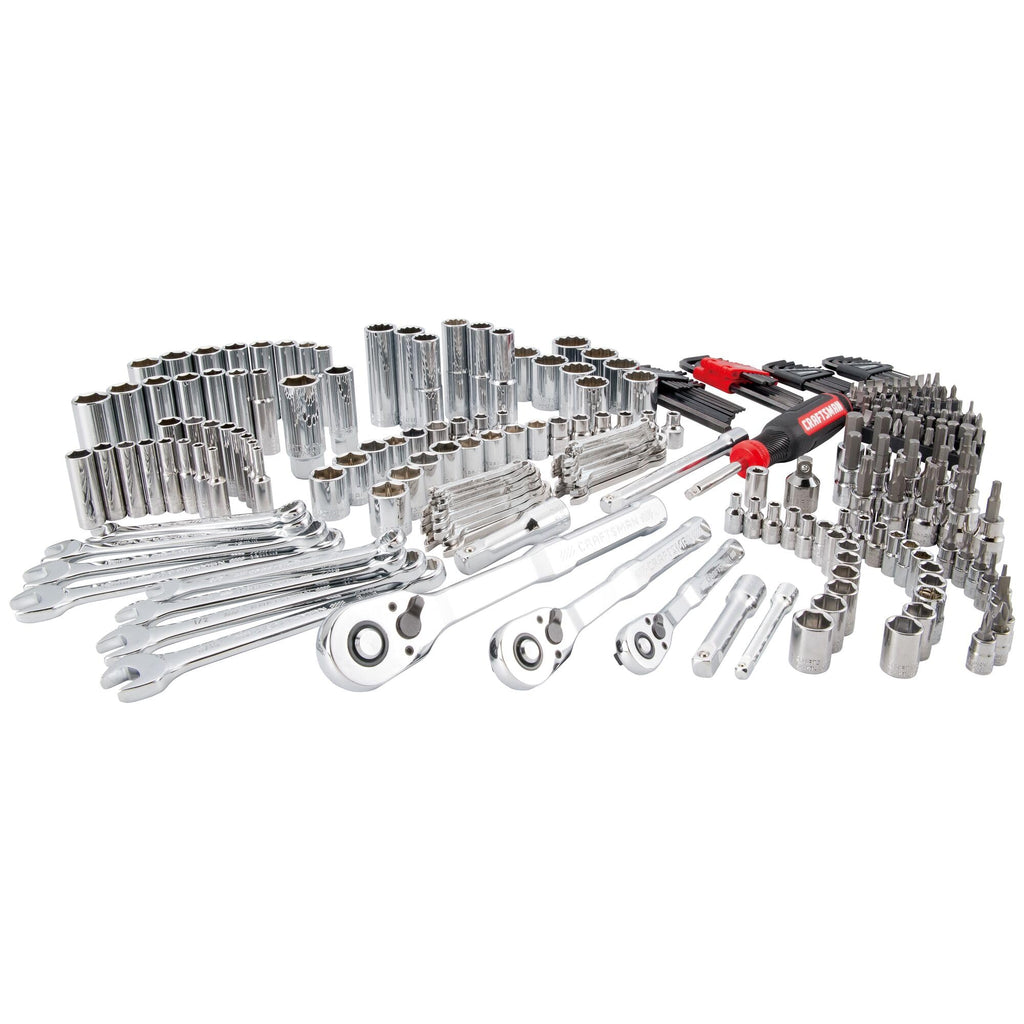 230 Pcs Mechanics Tool Set Socket Wrench Set with Toolbox L872717