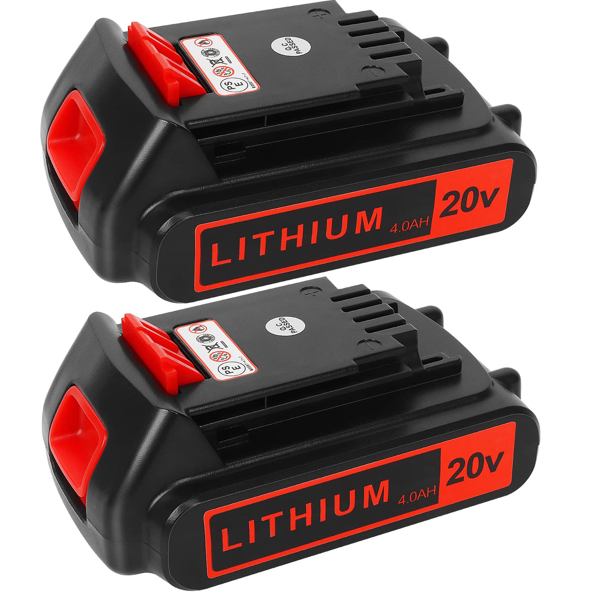 20V Lithium 4.0 ah 2 Pack Battery A5193