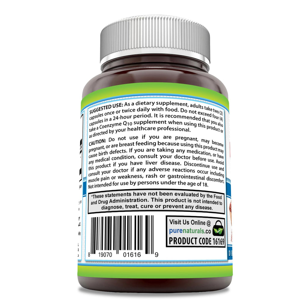 Red Yeast Rice 1200 Mg 240 Capsules Supplement L408