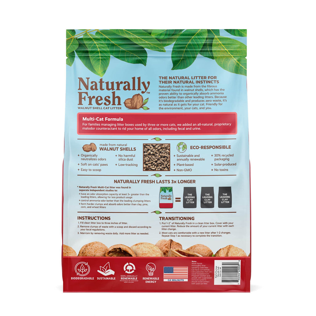 Unscented Walnut Shell Cat Litter 40 Lbs N4140