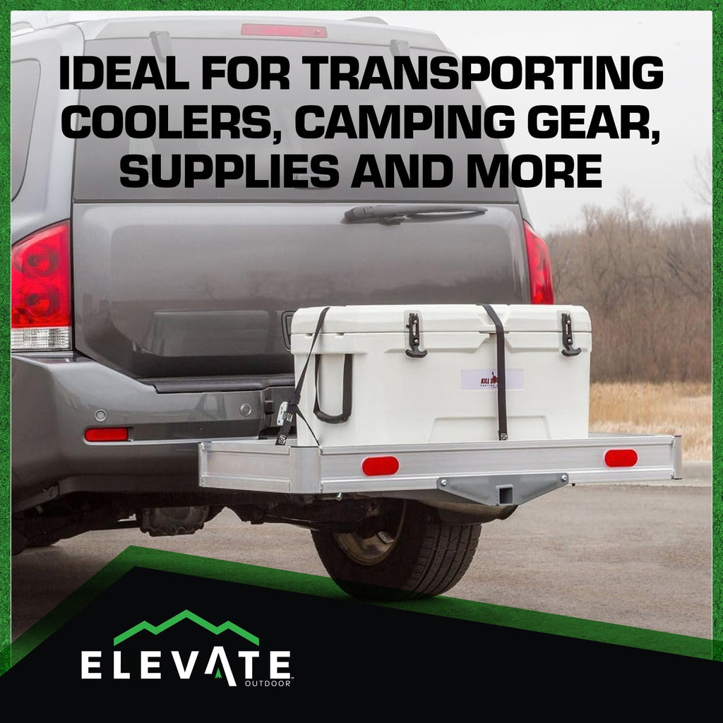 Aluminum Hitch Cargo Carrier Tray 550 lb Capacity F435242