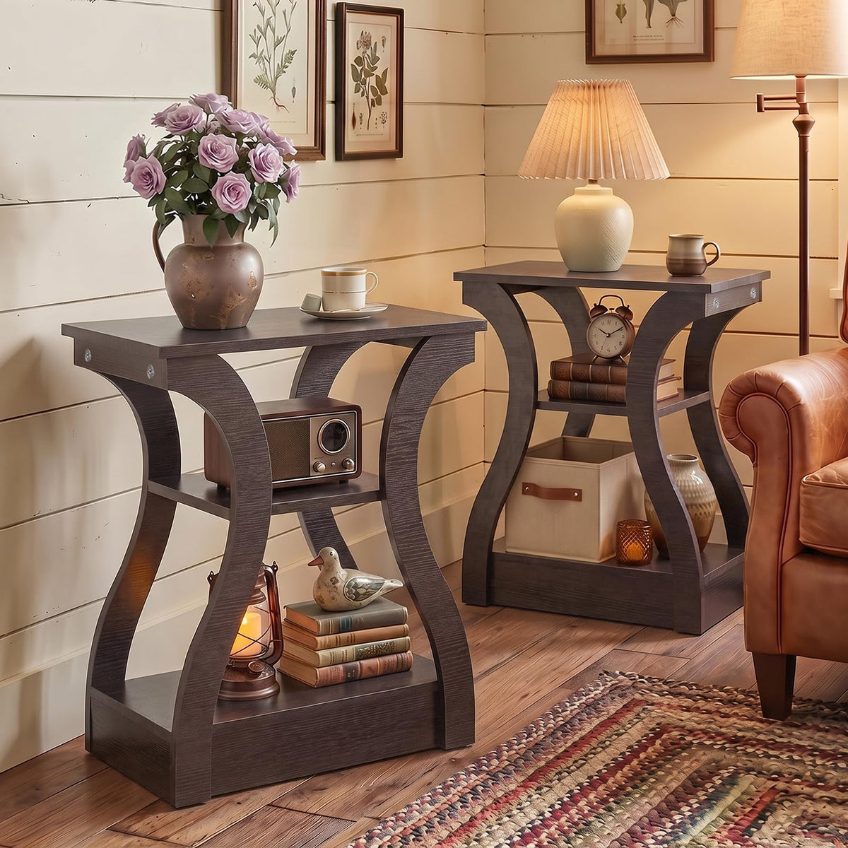 Brown End Tables Set of 2 P301040
