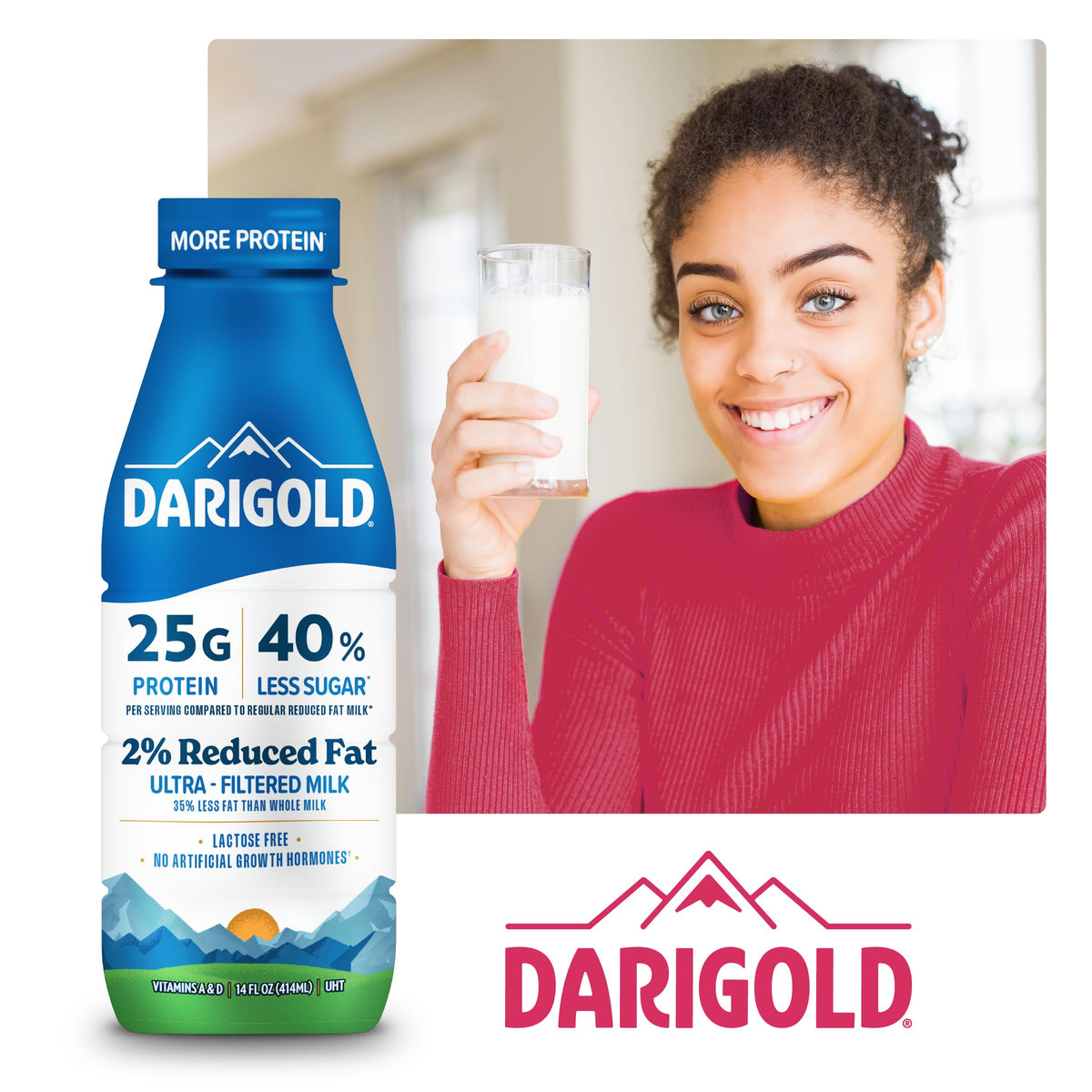 2 Percent High Protein Low Fat Lactose Free Milk 14oz 12 Pack R79958