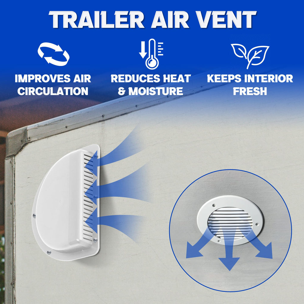 RV Vent Covers with Mounting Hardware O1373
