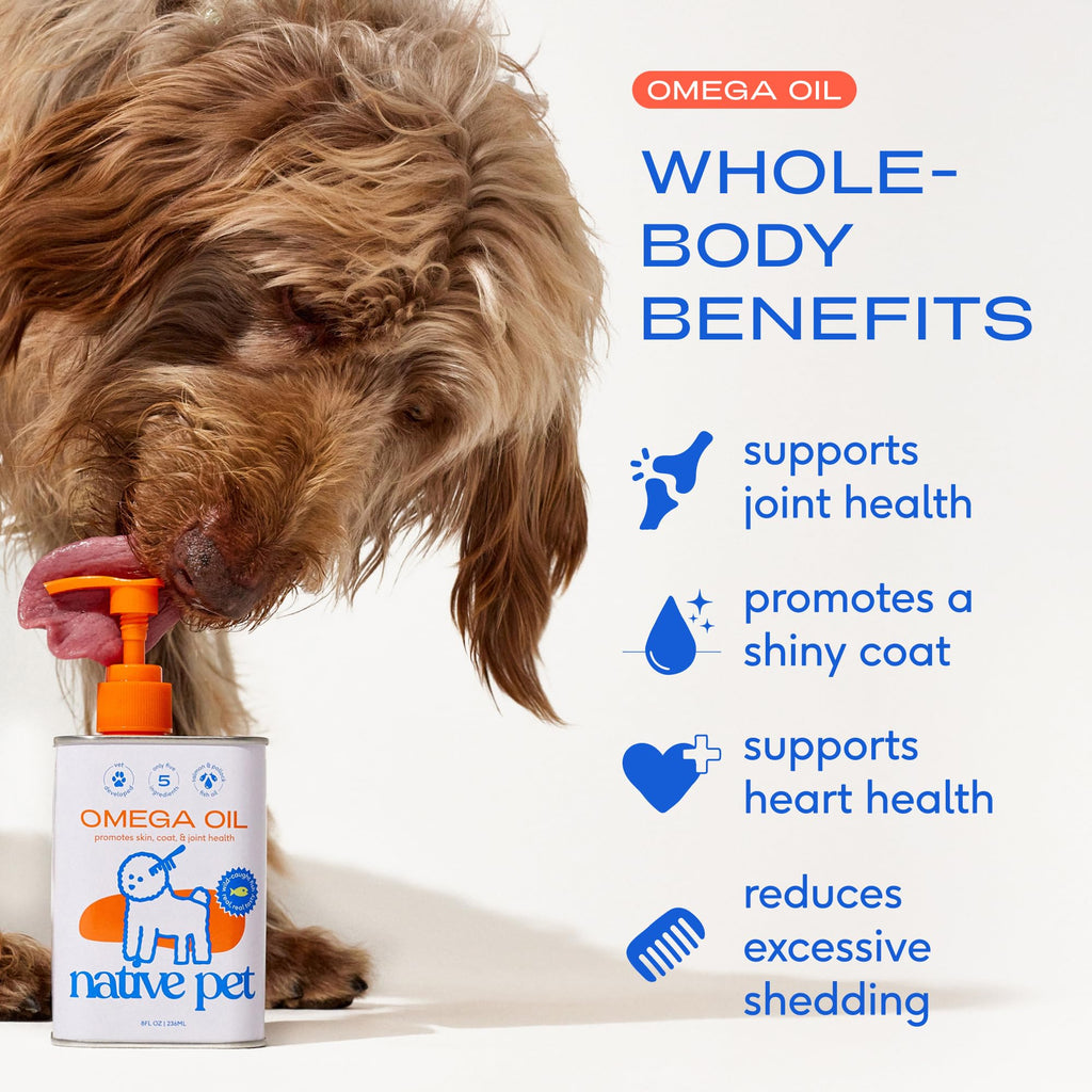 Omega 3 Fish Oil for Dogs & Cats 8oz W175