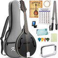8 String A Style Acoustic Mandolin Kit with Tuner Strap Gig Bag V101