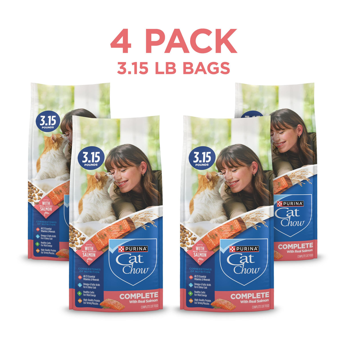 Salmon High Protein Dry Cat Food X3990