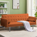 Orange Twin Size Convertible Sofa Bed M450114