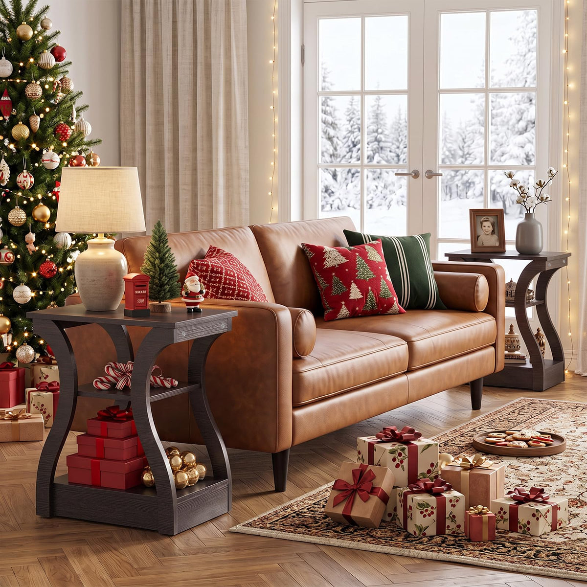 Brown End Tables Set of 2 P301040