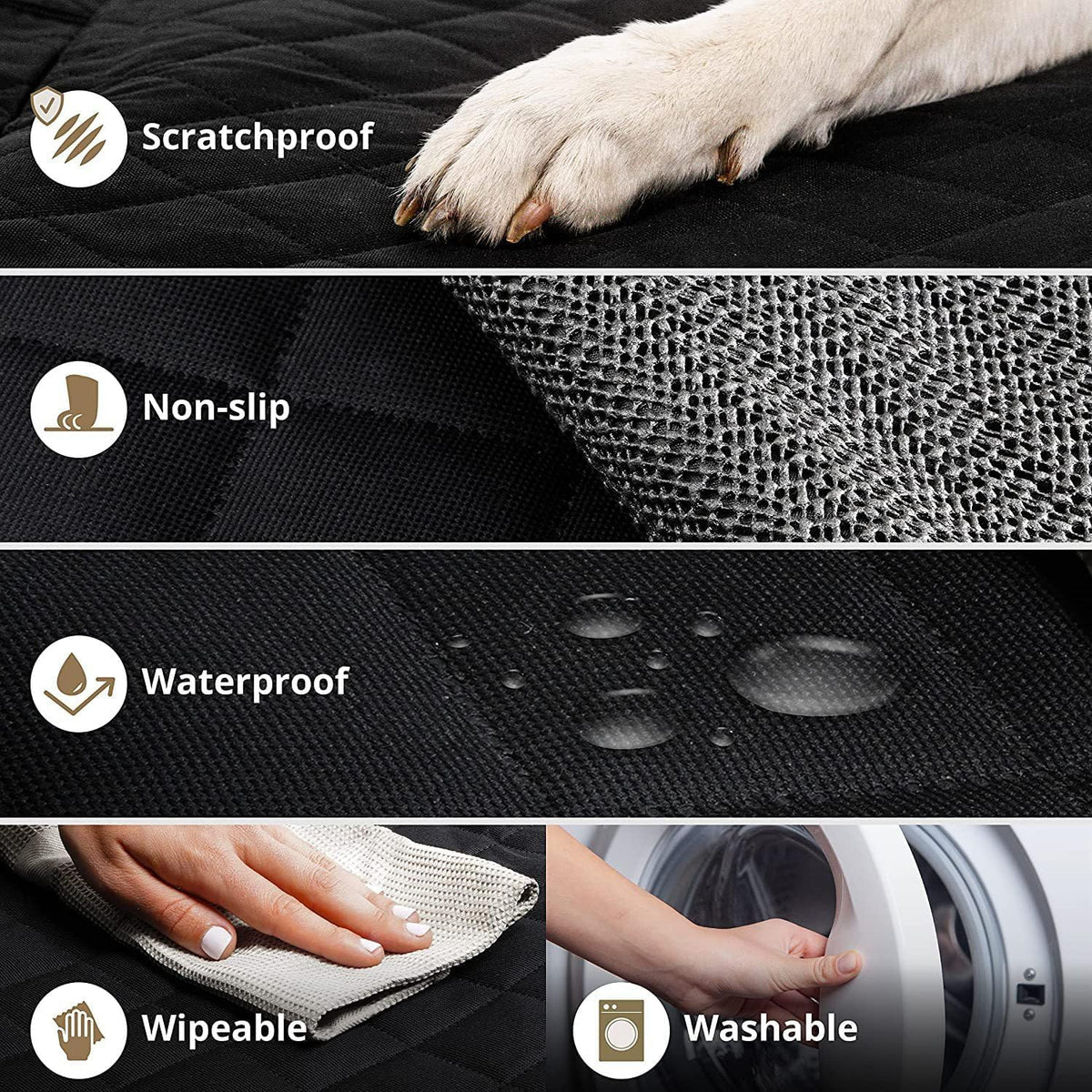 Waterproof 2-in-1 Pet Booster Seat Dog Car Seat Protector L23506