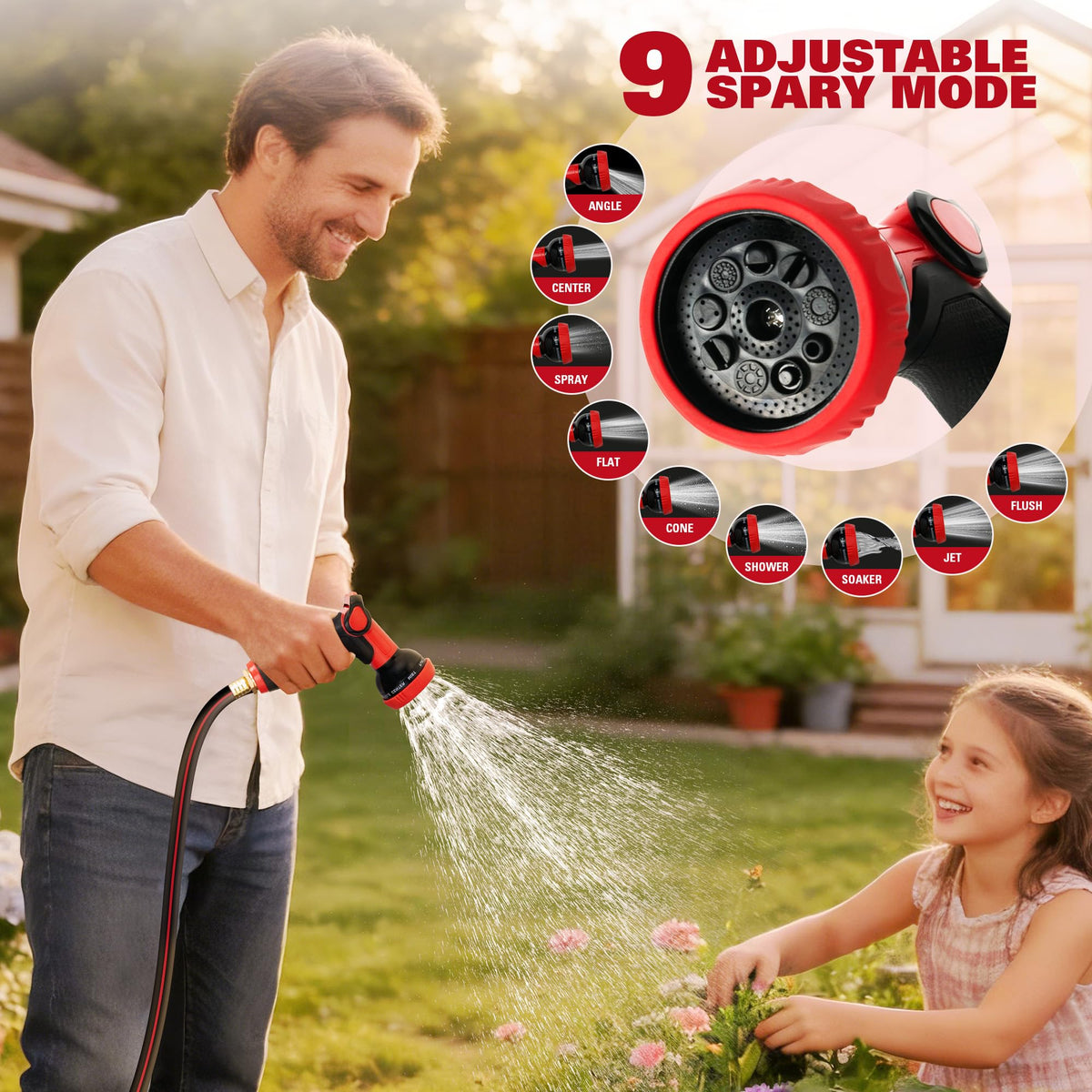 Retractable Garden Hose Reel 1/2" x 100 ft P132