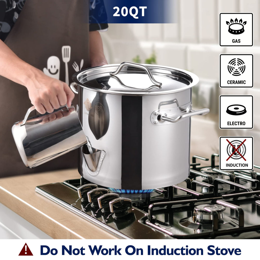 20QT Stainless Steel Tamale Steamer Pot R7046