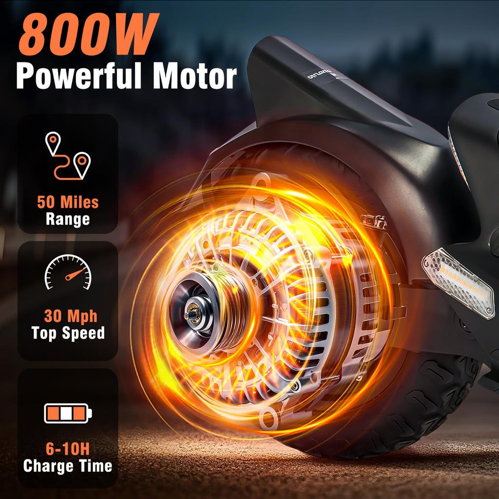 Offroad Electric Scooter 30 Mph 40-50 Miles Range I89823