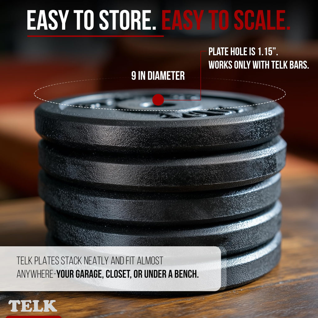 Adjustable Dumbbell Set with Cast Iron Plates E685