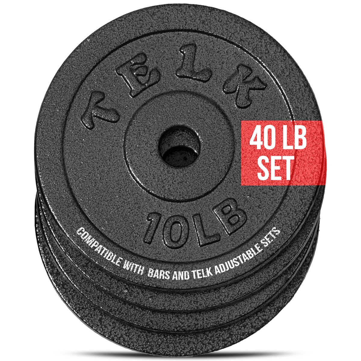 Adjustable Dumbbell Set with Cast Iron Plates E685