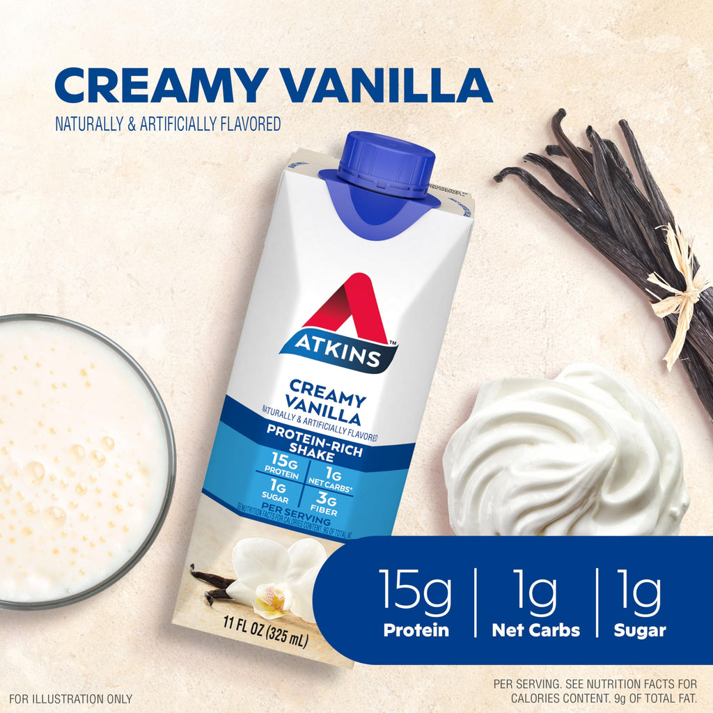 Chocolate Banana & Creamy Vanilla Protein Shake, 12 Count E121703