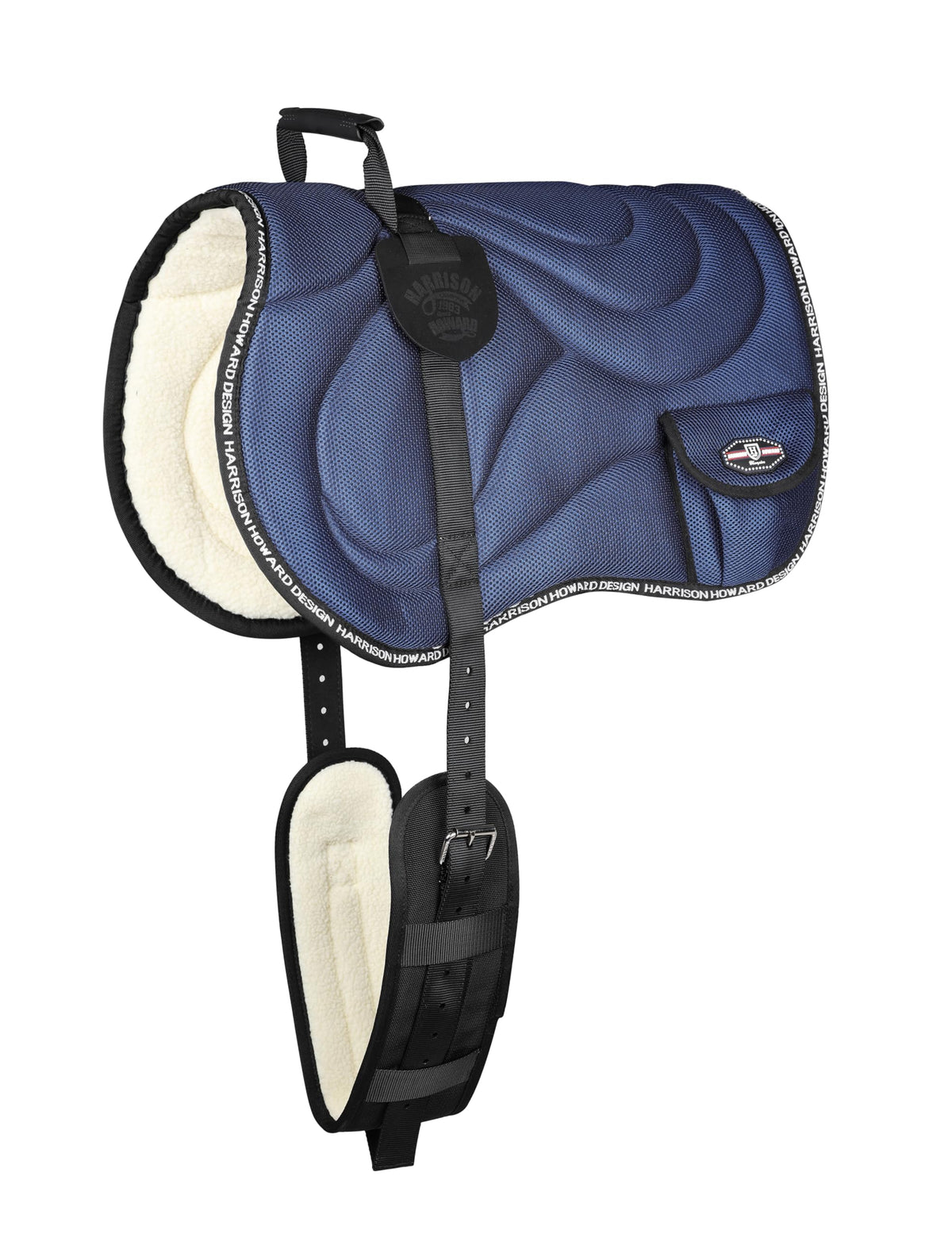 Mesh Bareback Horse Riding Pad with Girth D70962