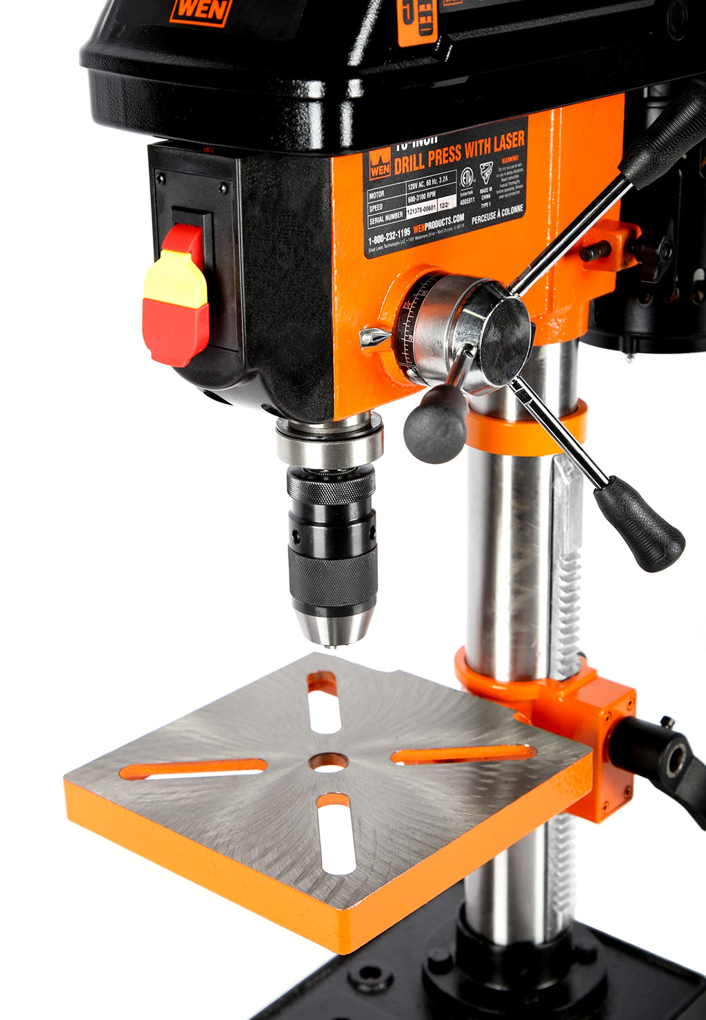 10-Inch 5-Speed Cast Iron Benchtop Drill Press E710459