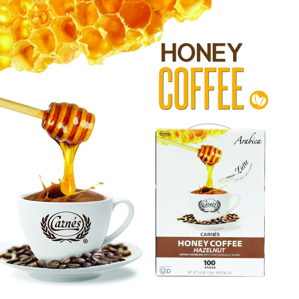 Hazelnut Instant Coffee With Honey, 2.65 Pounds O722